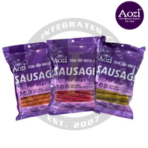Aozi Gourmet Pet Sausages - Flavors: Beef, Chicken, Duck