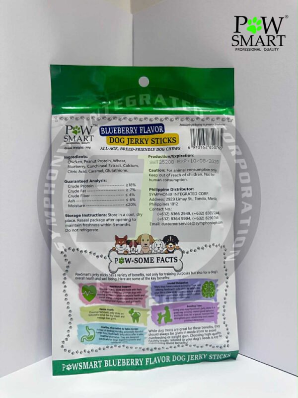 PawSmart Blueberry Flavor Dog Jerky Sticks
