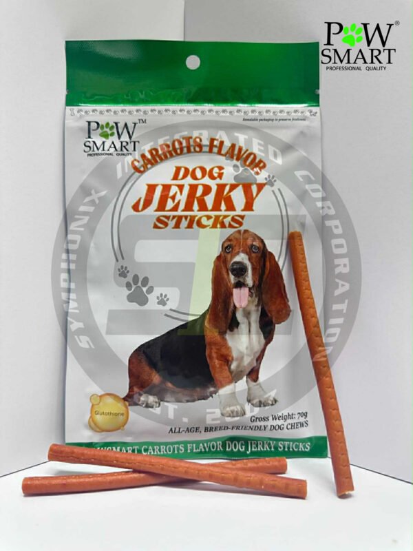 PawSmart Carrot Flavor Dog Jerky Sticks
