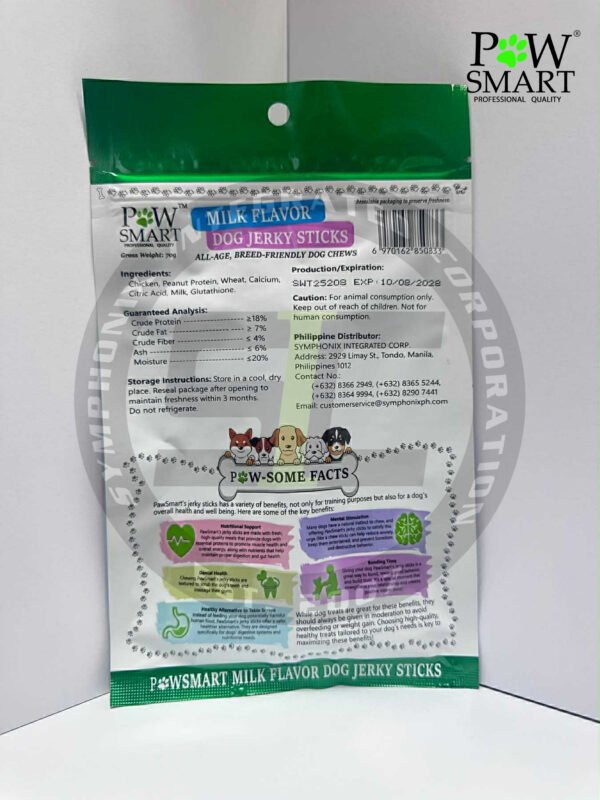 PawSmart Milk Flavor Dog Jerky Sticks
