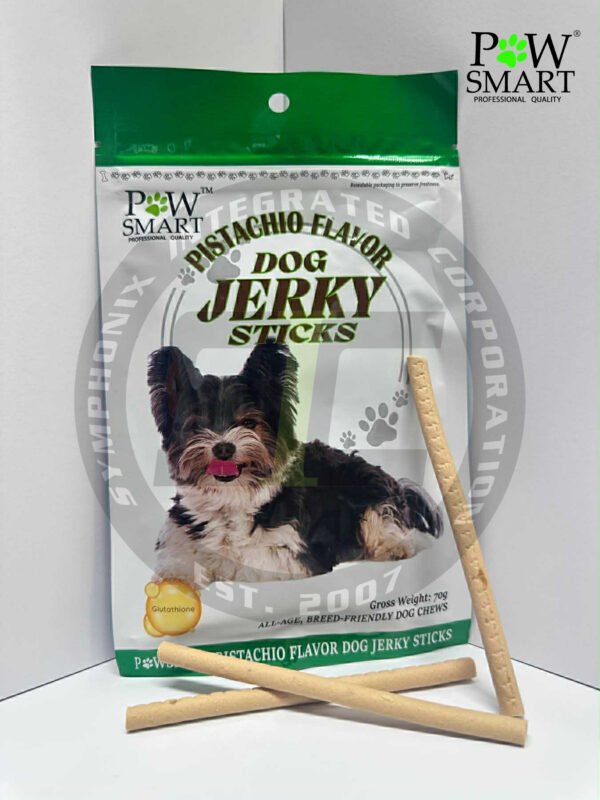 PawSmart Pistachio Flavor Dog Jerky Sticks
